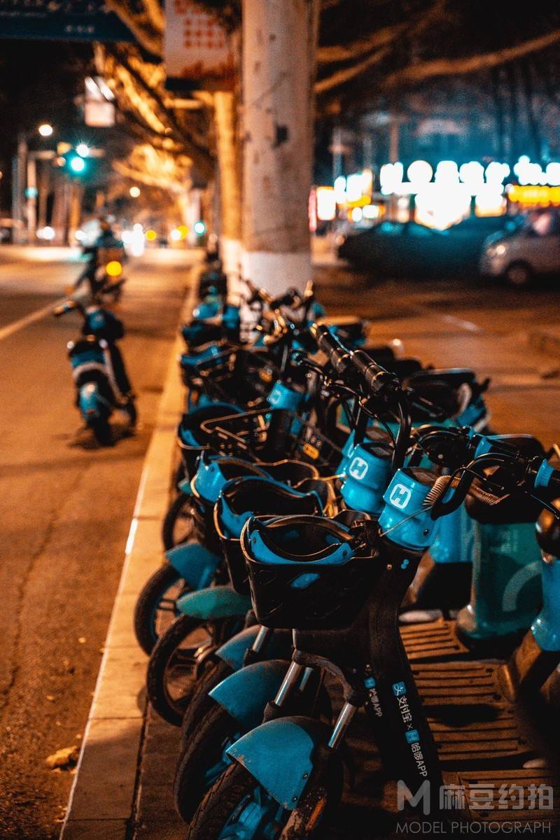 夜景模特