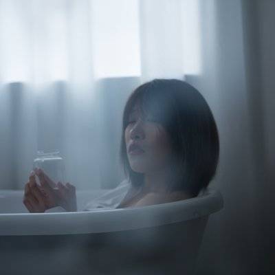 黑白模特