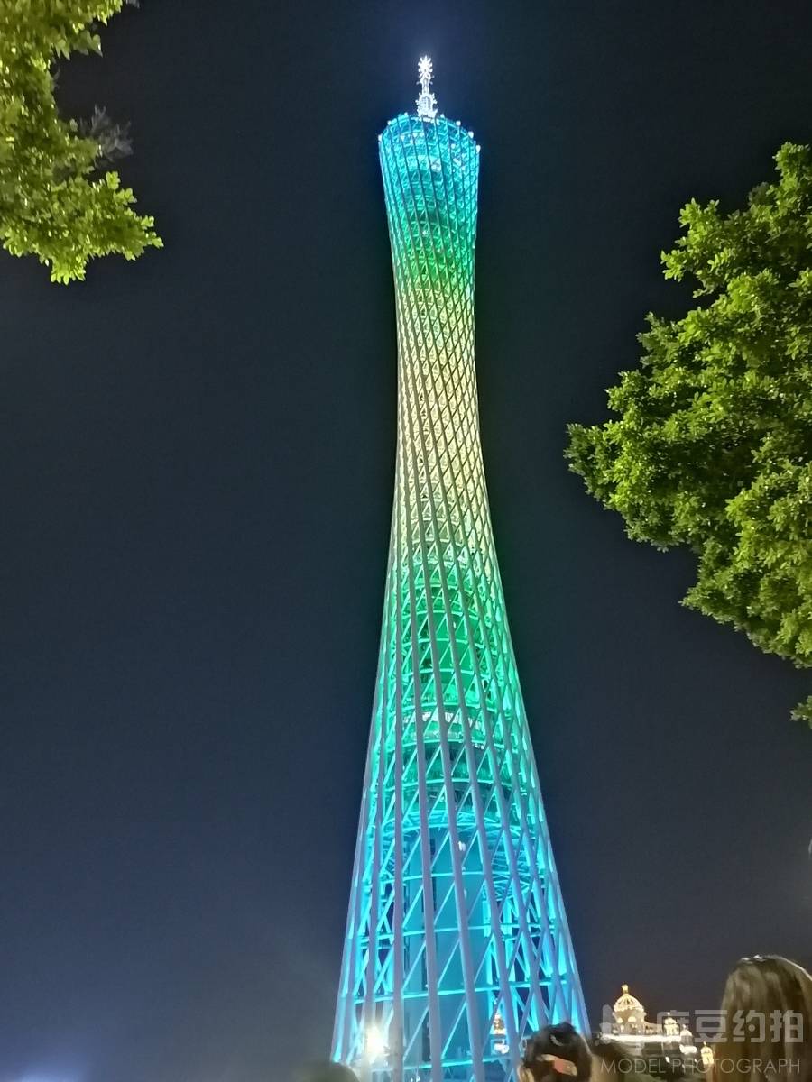 夜景模特