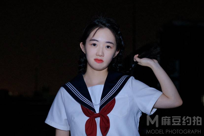 夜景模特