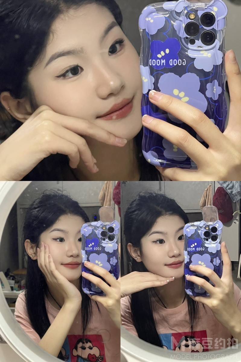 黑白模特