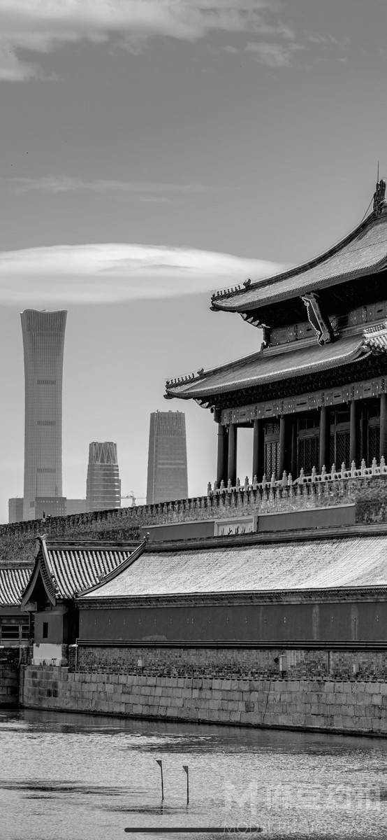 黑白模特