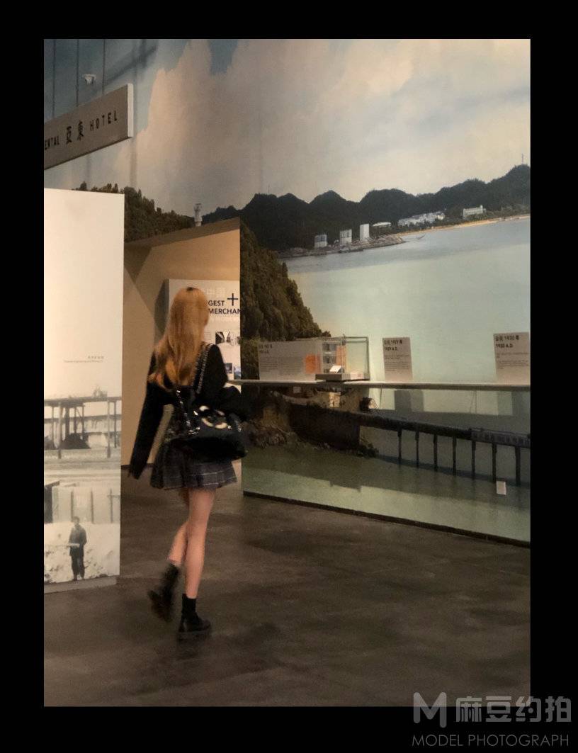 夜景模特