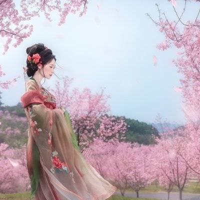 汉服模特