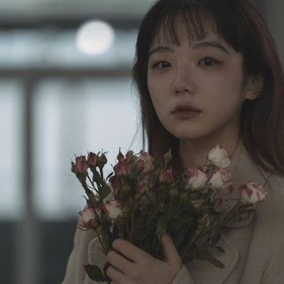 黑白模特