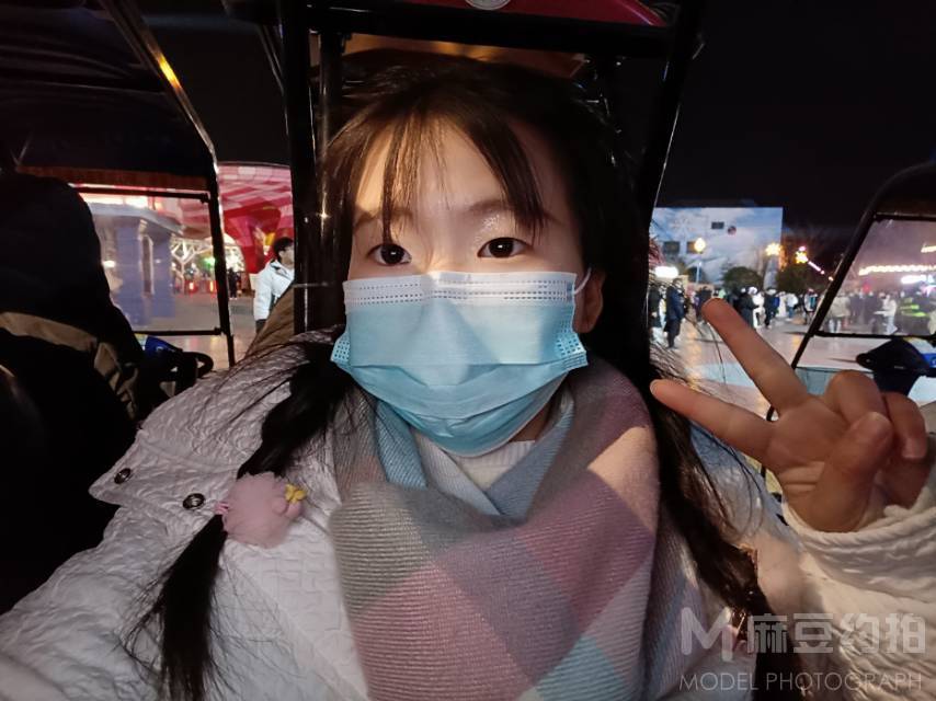 夜景模特