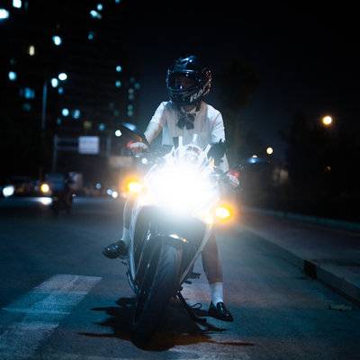夜景模特