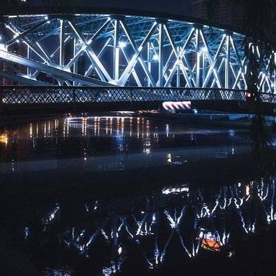 夜景模特