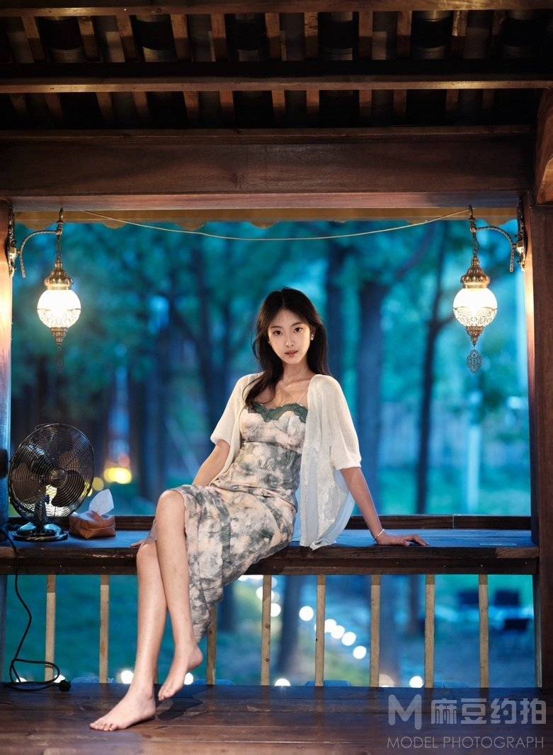 夜景模特