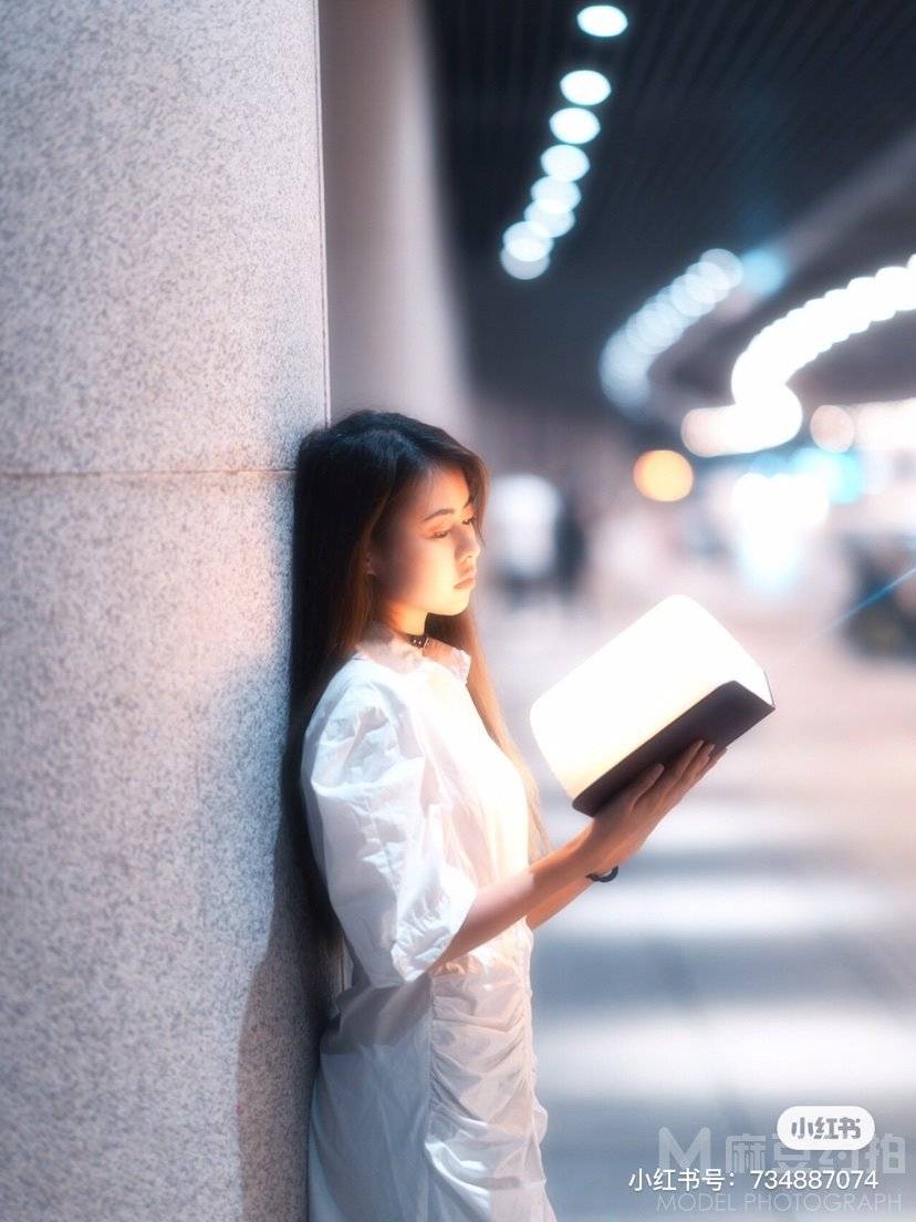 夜景模特