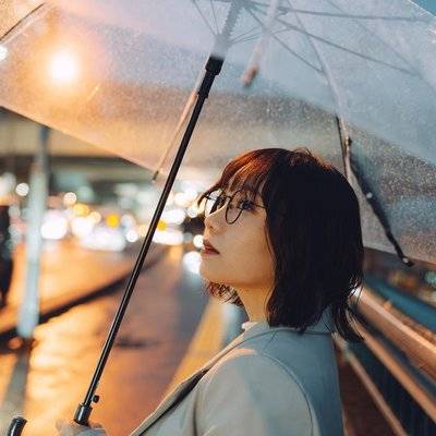 夜景模特