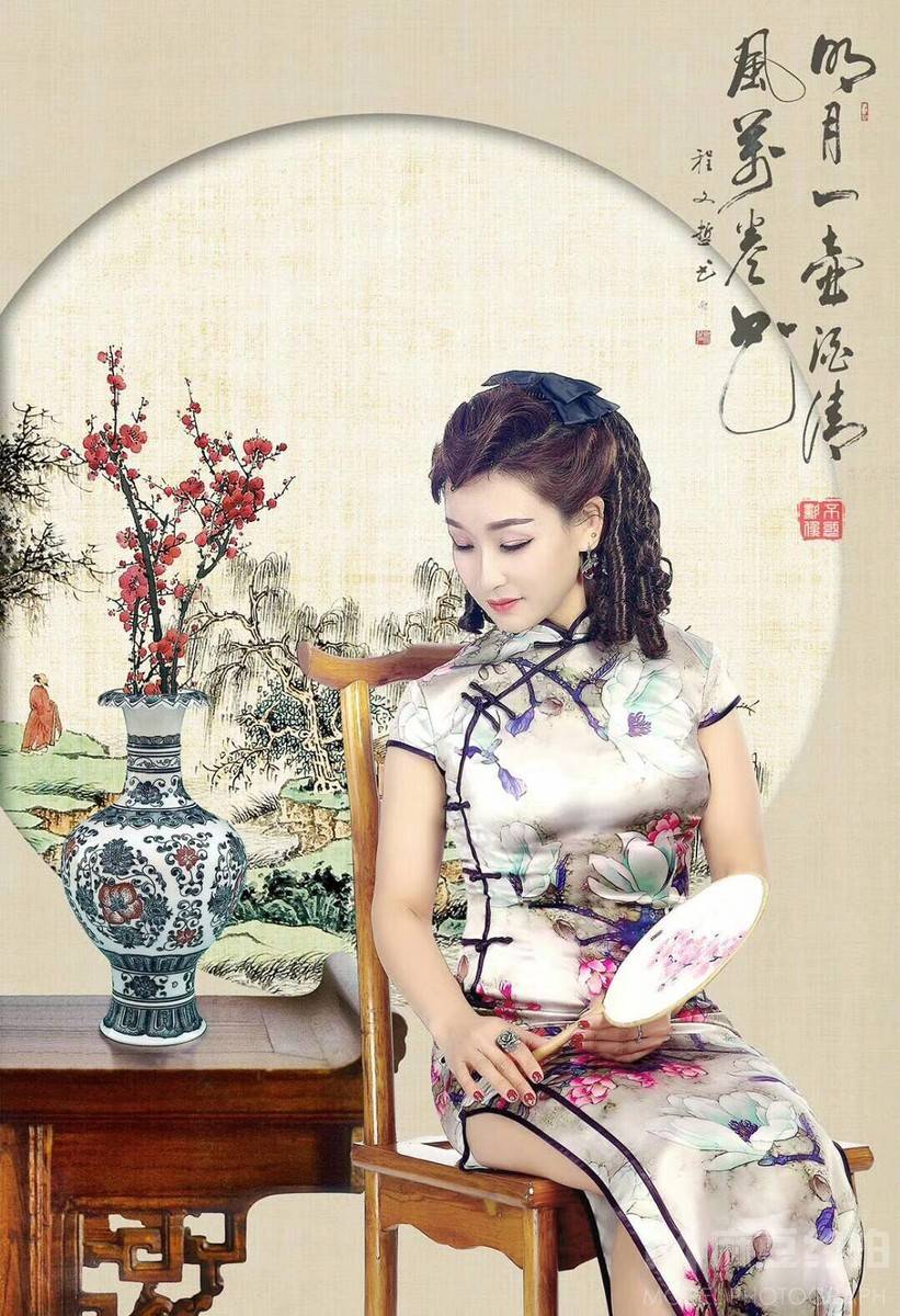 旗袍模特