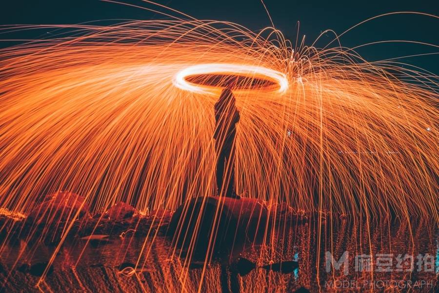 夜景模特