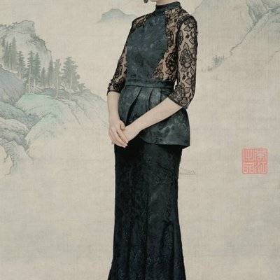 旗袍模特
