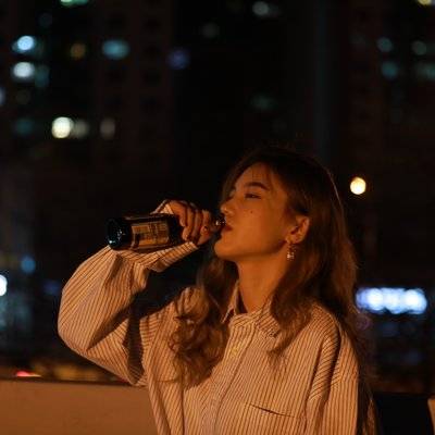 夜景模特