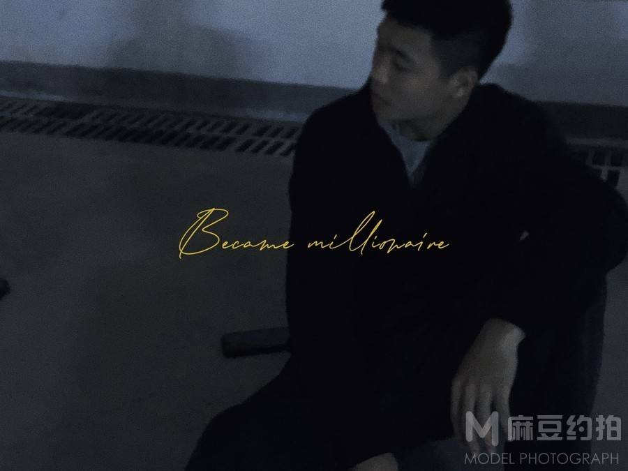 黑白模特