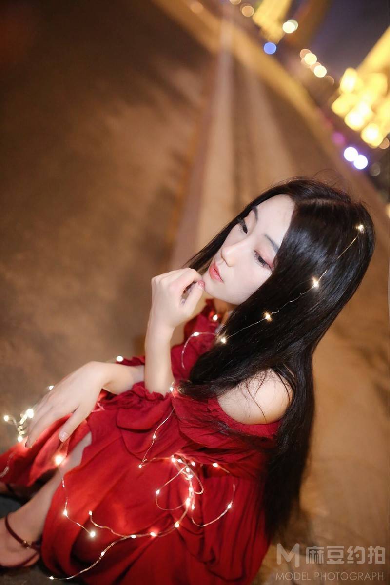 夜景模特
