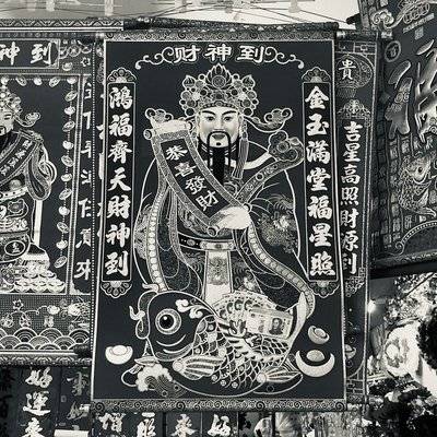 黑白模特