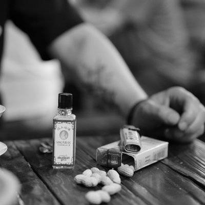 黑白模特