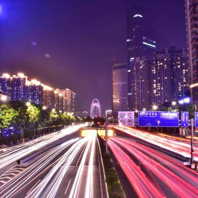 夜景模特