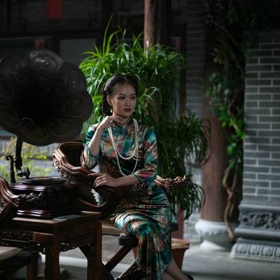 民国模特