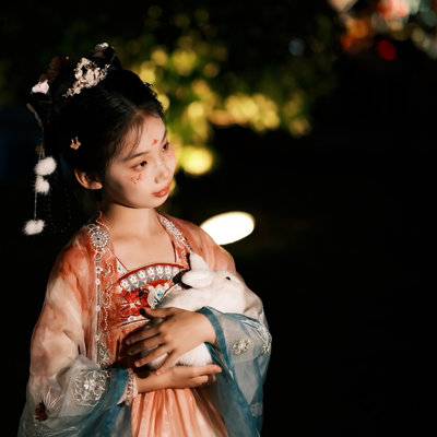 夜景模特