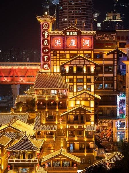 夜景模特