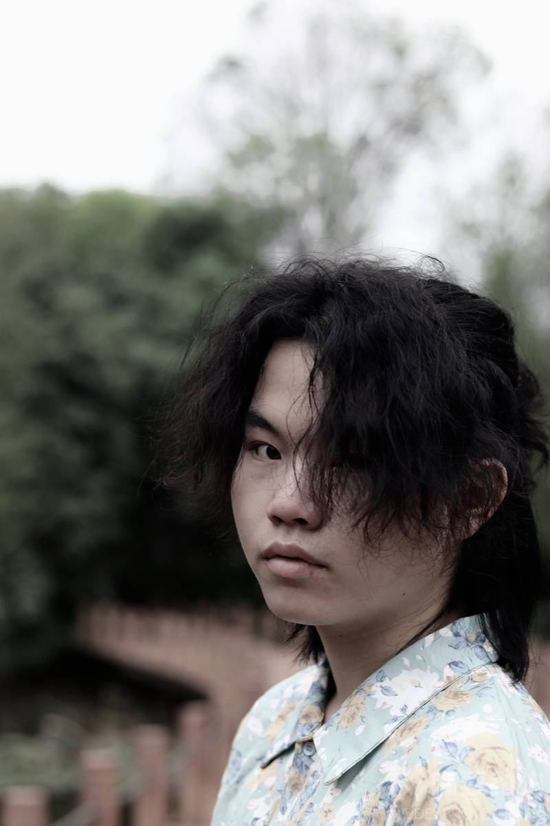 黑白模特