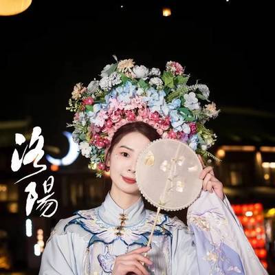 夜景模特