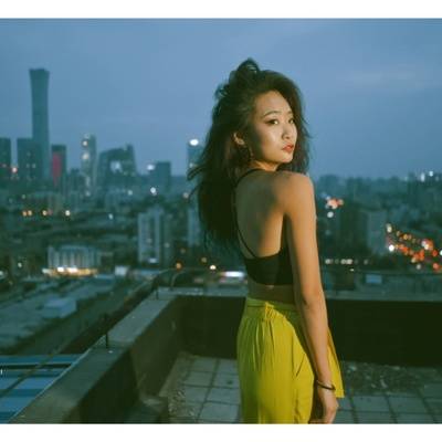 夜景模特