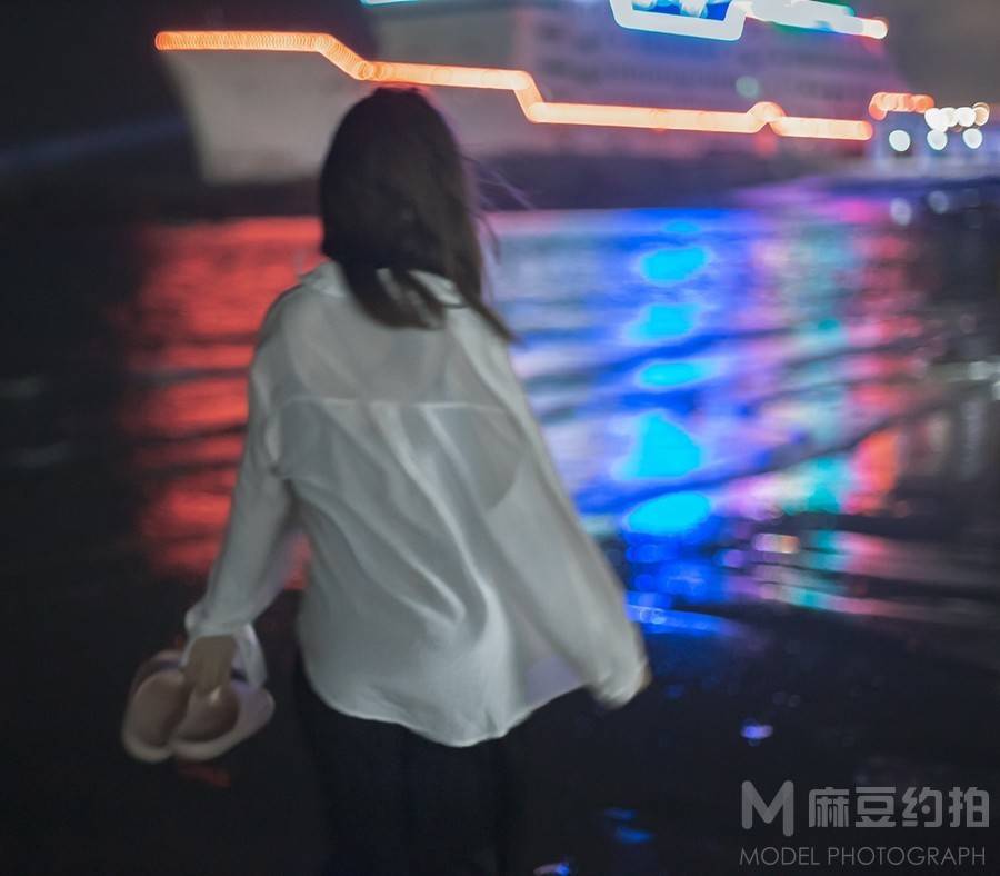 夜景模特