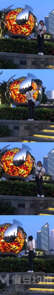 夜景模特