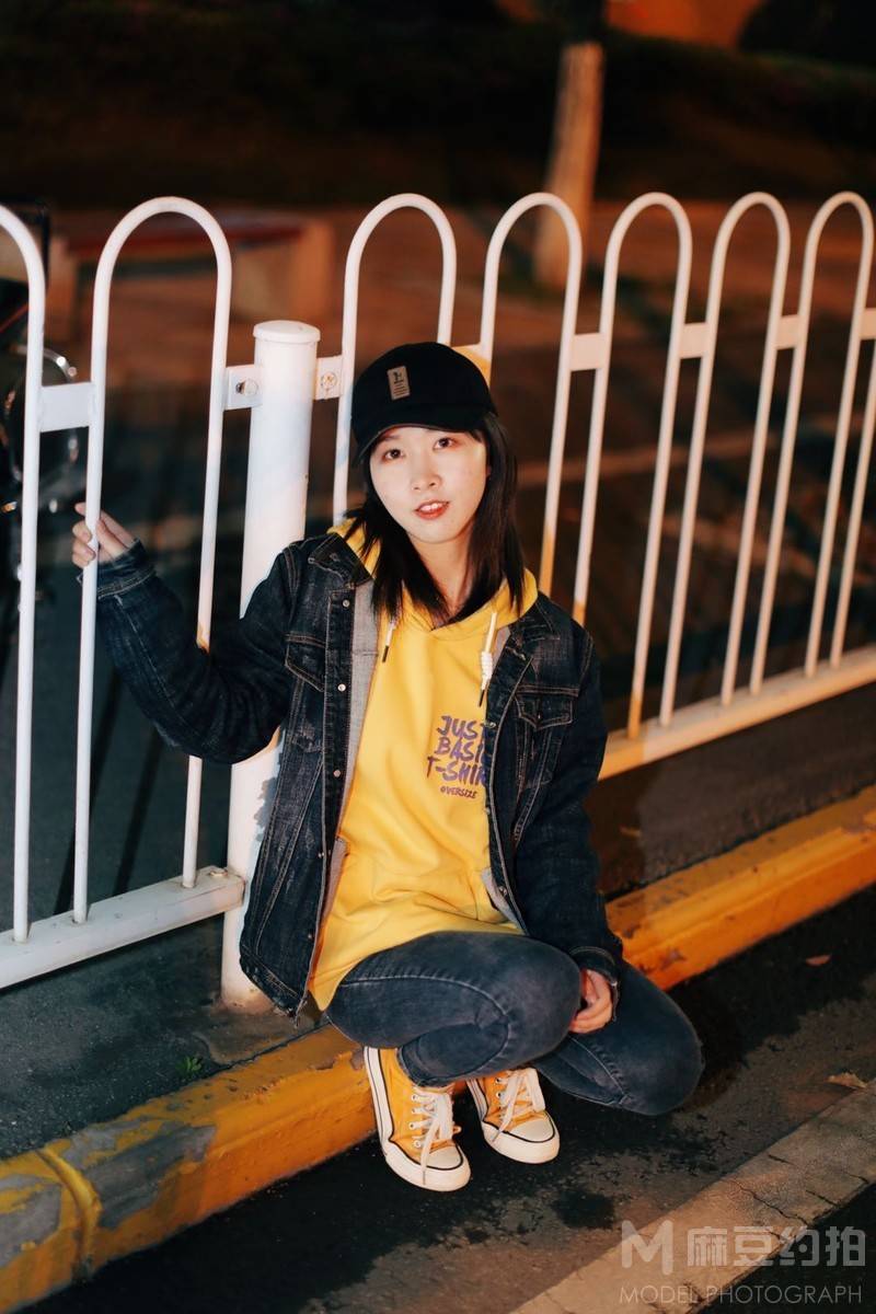 夜景模特
