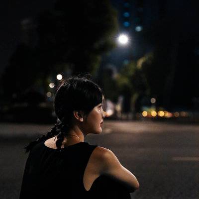 夜景模特