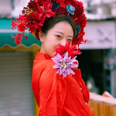 汉服模特
