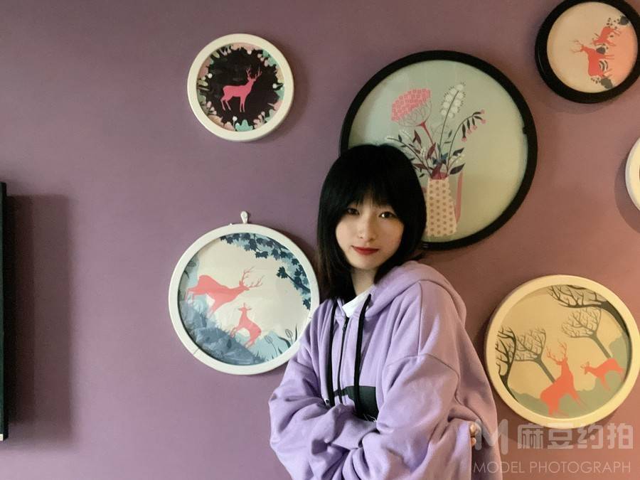黑白模特