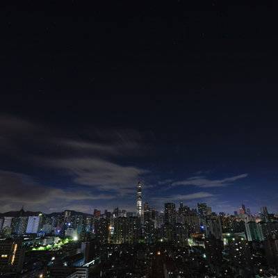 夜景模特
