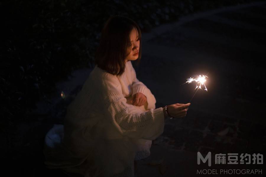 夜景模特
