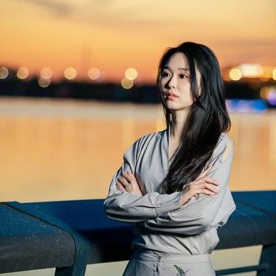 夜景模特