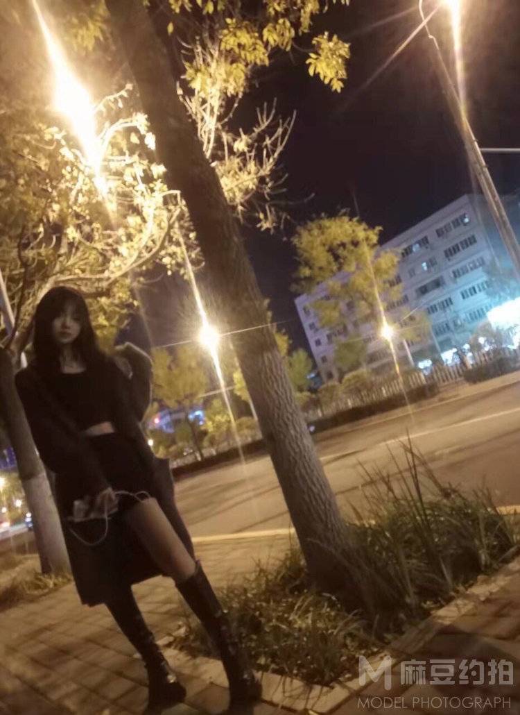 夜景模特