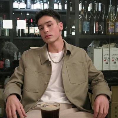 黑白模特