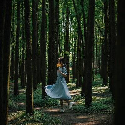 森系模特