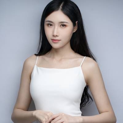 黑白模特