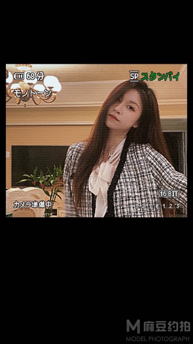 黑白模特