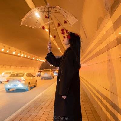 夜景模特