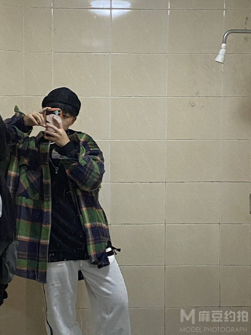 黑白模特