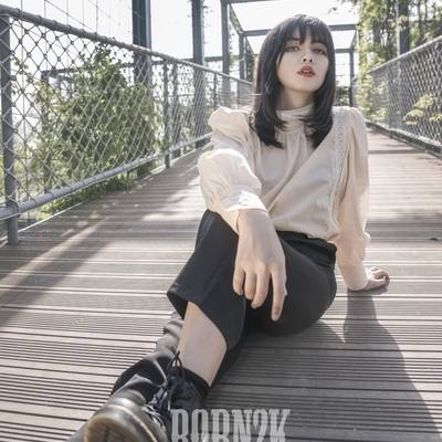 黑白模特