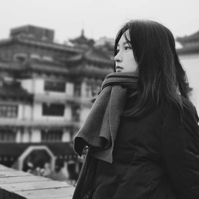 黑白模特