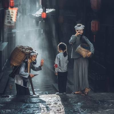 情侣模特