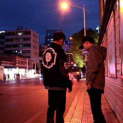 夜景模特